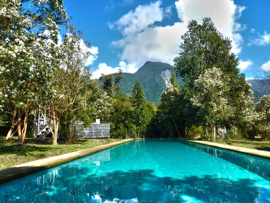 Mitico Puelo Lodge Las Gualas Ngoại thất bức ảnh